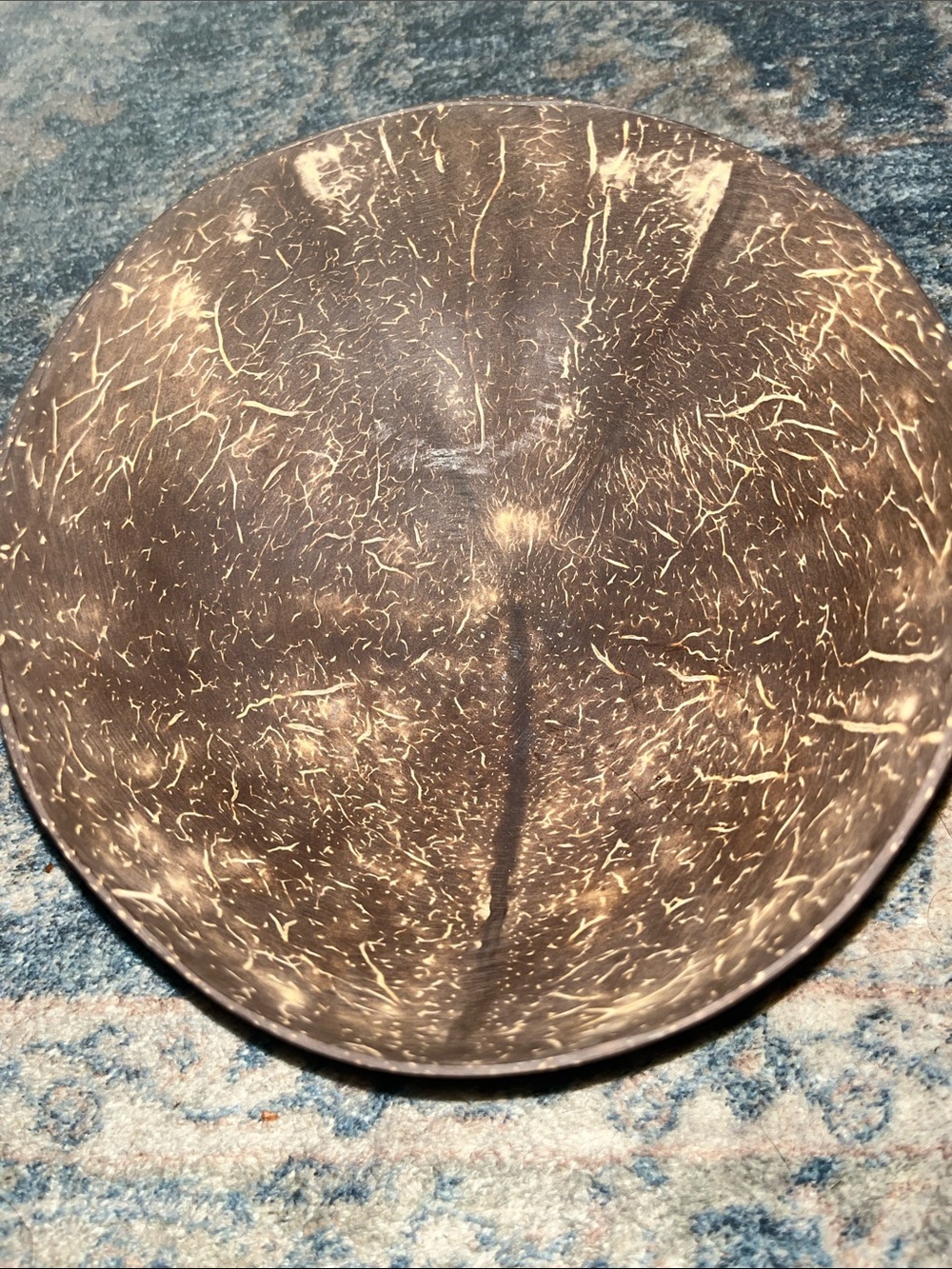 Source Unknown Brown Coconut Shell Bowl